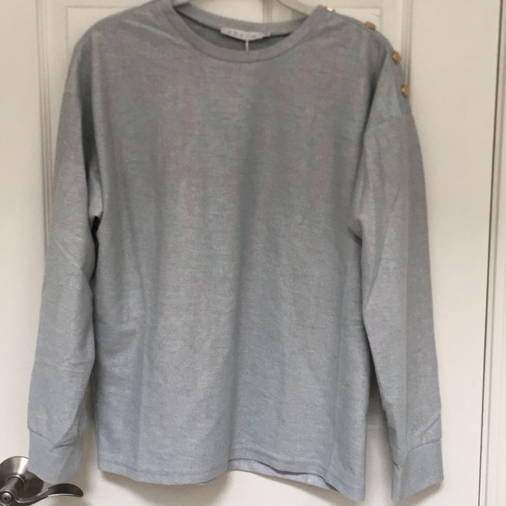 FRNCH Iridescent sheen sweater NWT size M